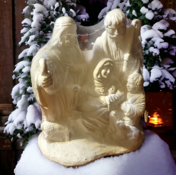 HP 😊 California Creations Nativity Scene Creative Crafts Art Project U Paint - Picture 1 of 12